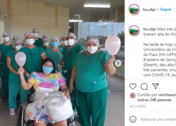 Mais três pacientes de Manaus deixam o HU-UFPI: 